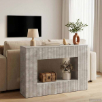 Konsoollaud BetoonHall 101 x 29 x 74 cm T&ouml;&ouml;deldud puit