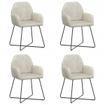 S&ouml;&ouml;gitoa Toolid 4 pcs Samet Kreemjas 55 x 50 x 84 cm