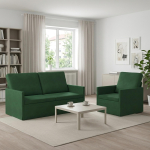 Diivanikomplekt 2 pcs Jungle roheline Korter kangas