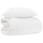 Teki komplekt padjaga 2 pcs Valge Bambus
