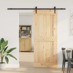 Liuguks narvik naturaalne ja must 95 x 210 cm (213,5 cm)