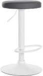 Baaritool Ponte tehisnahk valge, hall