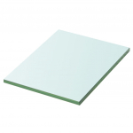 Klaasist riiuliplaat 20 x 15 cm l&auml;bipaistev