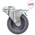 Poldiaukudega p&ouml;&ouml;ratavad m&ouml;&ouml;blirattad 32 tk, 75 mm