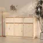 Puhvetkapp, 110 x 34 x 75 cm, toekas m&auml;nnipuit