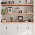 Seinariiul, helepruun, 180 x 50 x (2-6) cm, t&ouml;&ouml;deldud tammepuit