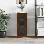 Puhvetkapp, pruun tamm, 34,5 x 34 x 90 cm, tehispuit