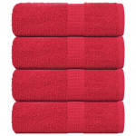 Pesur&auml;tikud KONNA 4 tk punased 30 x 30 cm 360 g/m&sup2;