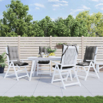 K&otilde;rge seljatoega toolipadjad 4 tk, hall, oxford kangas