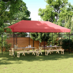 Kokkupandav pop-up peotelk, burgundia, 580x292x315 cm