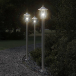 &Otilde;ue lambipost, h&otilde;bedane, 120 cm, roostevaba teras