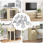 S&uuml;vistatud peaga kruvid 12 tk h&otilde;bedane m4 x 6 mm raud