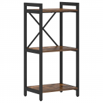 Raamatukapp Suitsetatud tamm 40 x 30 x 85 cm Tehispuit