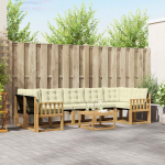 V&auml;li diivanikomplekt 8 pcs Tugev acacia puit ja Textilene