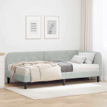 Nurga voodiraam Helehall 90 x 190 cm Samet