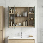 Vannitoa peeglikapp Sonoma tamm 60 x 14,5 x 50 cm Tehispuit
