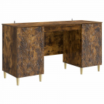 Laud Suitsutatud tamm Tehispuit 142,5 x 50 x 75 cm