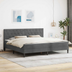 Voodiraam madratsiga peaga Tumehall 180 x 200 cm Samet