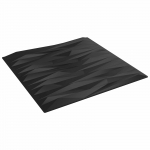 Seinapaneelid 48 pcs Must Kivi 50 x 50 cm XPS Vaht