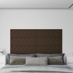 Seina Peatsid 12 tk Pruun 90 x 30 cm Kunstnahk