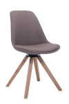 K&uuml;lalistool Troyes Natura, p&ouml;&ouml;ratav, kangas, kandiline, taupe