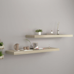 Seinariiulid, 2 tk, tammev&auml;rvi, 90 x 23,5 x 3,8 cm mdf