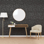 Seinapaneelid 48 tk, must, 50 x 50 cm, eps 12 m&sup2; amet&uuml;st