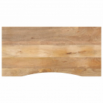 Kumerusega lauaplaat, 110x50x2,5 cm, t&ouml;&ouml;tlemata mangopuit