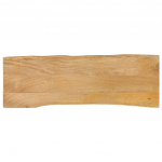 Lauaplaat, 140 x 40 x 3,8 cm, naturaalsete servadega, mangopuit