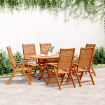 Aia lamamistoolid 6 tk 56x72x107 cm akaatsiapuit