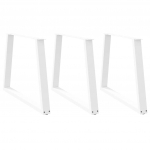 S&Ouml;&Ouml;GILAUA JALAD, V-KUJULISED, 3 TK, VALGED, 100 X (72&ndash;73,3) CM, TERAS