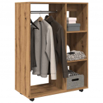 RIIDEKAPP ARTISAN OAK 80X40X110 CM ENGINEERED WOOD