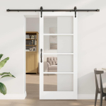 Liuguks valge 78 x 202 cm puit ja metall