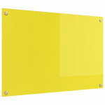 K&ouml;gi splashback kollane 90 x 60 cm karastatud klaas