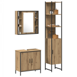 Vannitoakapp artisan tamm 33x33x185.5 cm tehispuit