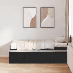 LadustamisVoodiraam must tamm 100x200 cm