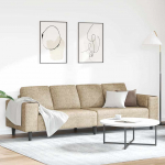 Diivanikomplekt helehall tehisnaha suede