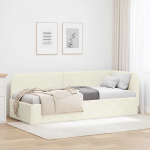 Nurga voodiraam cream 80 x 200 cm Samet