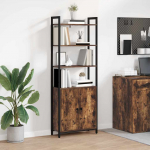 Raamaturiiul Suitsetatud tamm 60 x 24 x 161 cm Tehispuit