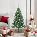 Tehis pre-lit j&otilde;ulupuu koos 150 led-iga roheline 120 cm pvc