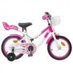 Laste Bike Treeningratastega 12 Tolli 2-4 aastat vana Roosa