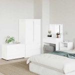 Hoiukapp valge 80 x 48 x 57 cm tehispuit