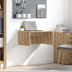 Seinale kinnitatud laud k&auml;sit&ouml;&ouml;puu 60 x 45 x 30 cm tehispuit