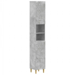Vannitoa kapp avatud riiuliga DELFT Betoonhall 30 x 31 x 190 cm
