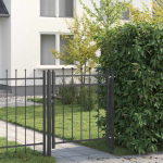 Tara aed HORST 100 x 100 cm Metall Must Lukustatav