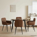 S&ouml;&ouml;gitoa Toolid 4 pcs Kunstsuede nahk Pruun 59 x 56,5 x 85 cm