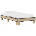 Voodi raam Sonoma tamm 80 x 200 cm Tehispuit