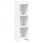 Raamatukapp Valge 30 x 30 x 111 cm Tehispuit