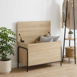 Hoiukast sonoma tamm 80 x 40 x 49,5 cm tehispuit