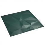 Seinapaneelid 48 pcs Roheline 50 x 50 cm XPS Vaht